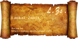 Laskai Zsolt névjegykártya